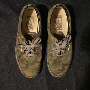Vans camo shoes